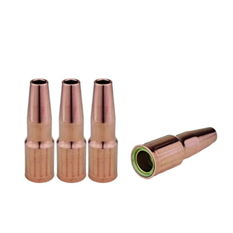 MIG Nozzles – Replacement for Lincoln/Magnum 200 to 400 and Tweco #2 to #4 Guns – Model: 23 – Threaded – Flush Tip