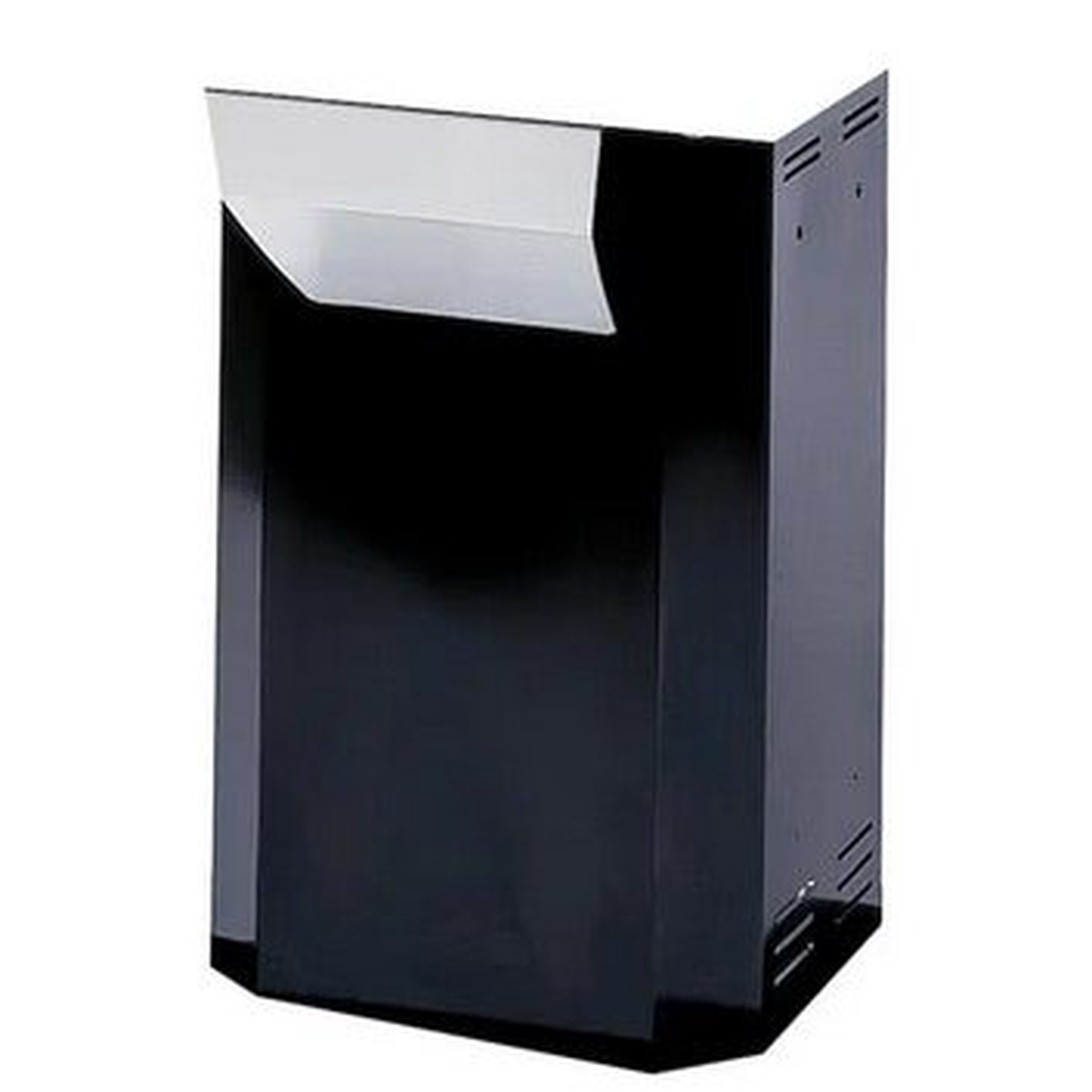 Modern Home Products One-Piece Powder Coated Aluminum Column, Black | OCOLB