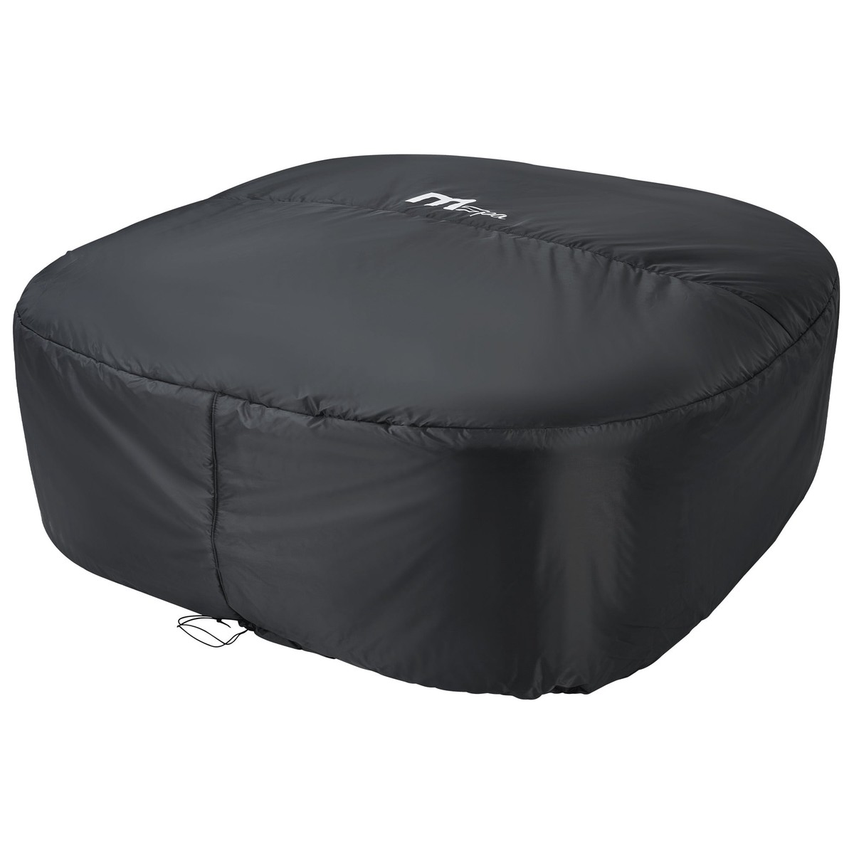 MSpa Square Thermal Cover with Snug Fit Design for Outdoor 6 Person Spas, Grey