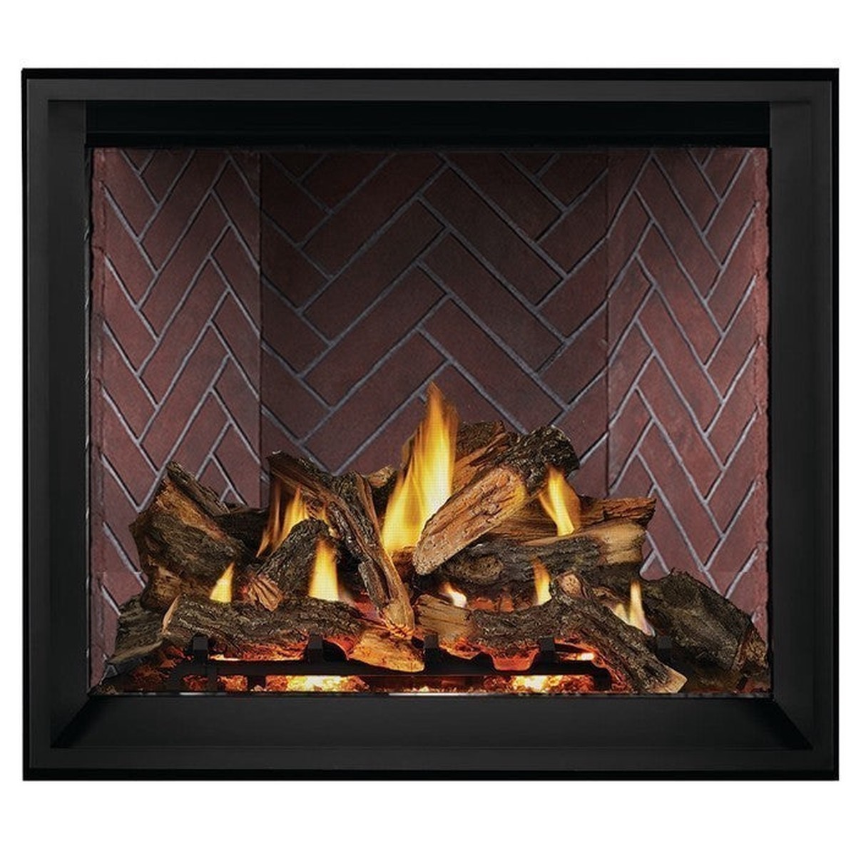 Napoleon Decorative Brick Panels, Old Town Red Herringbone, for Elevation 42 | DBPEX42OH