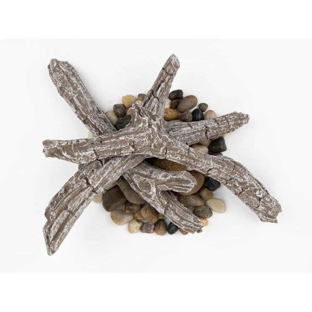 Napoleon Driftwood Log Kit with Rocks | NEF-DRAK50