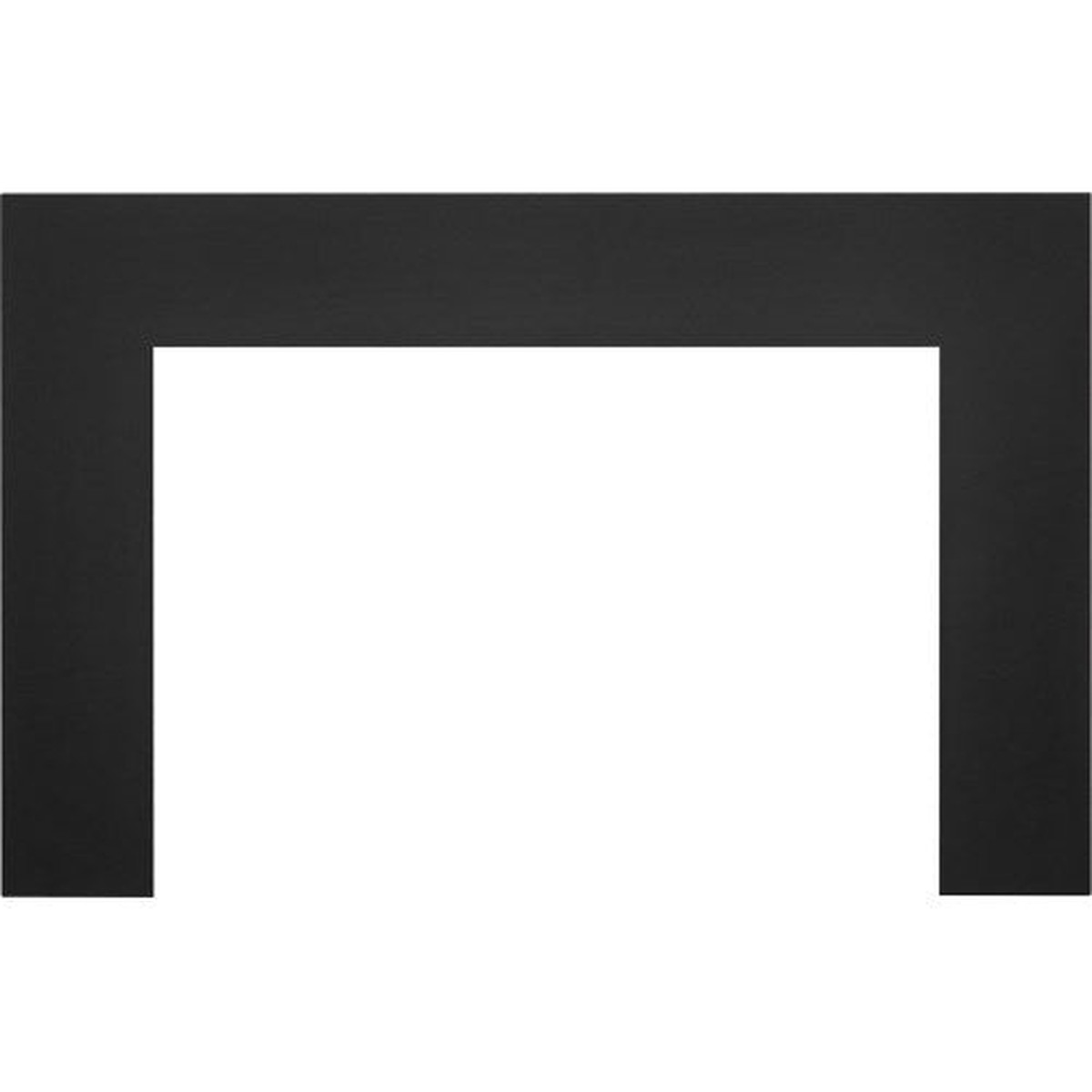 Napoleon Large 3-Sided Faceplate (for use with 3-Sided Backerplate), Black, for Oakville 3 Series | LBK3F3B3