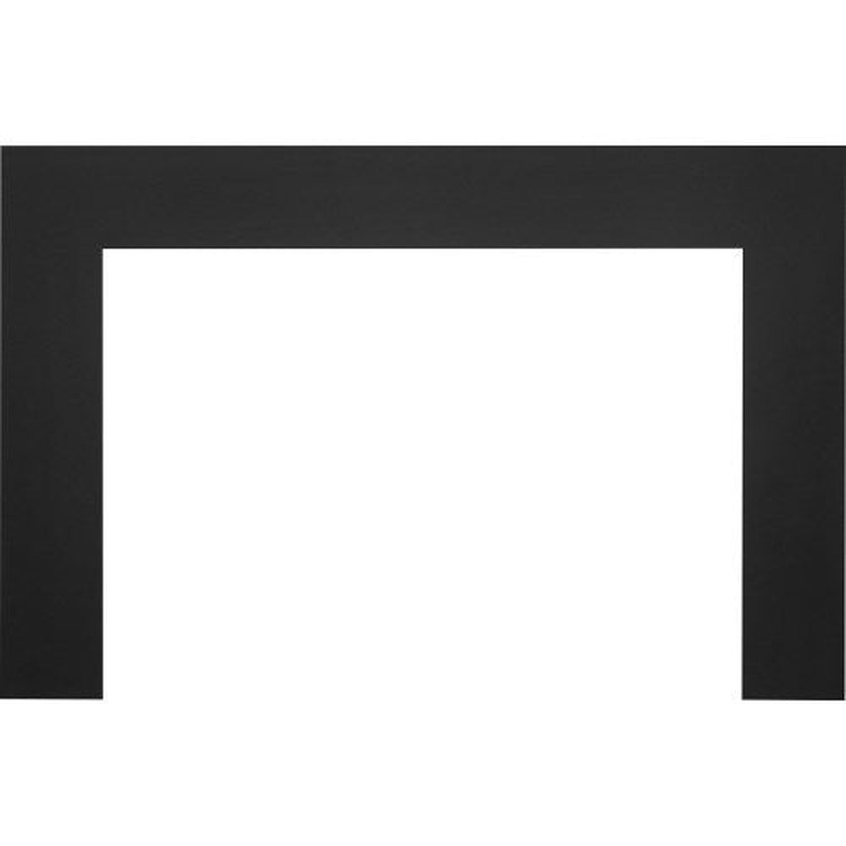 Napoleon Large 3-Sided Faceplate (for use with 3-Sided Backerplate), Black, for Oakville X4 | LBK3F3B4