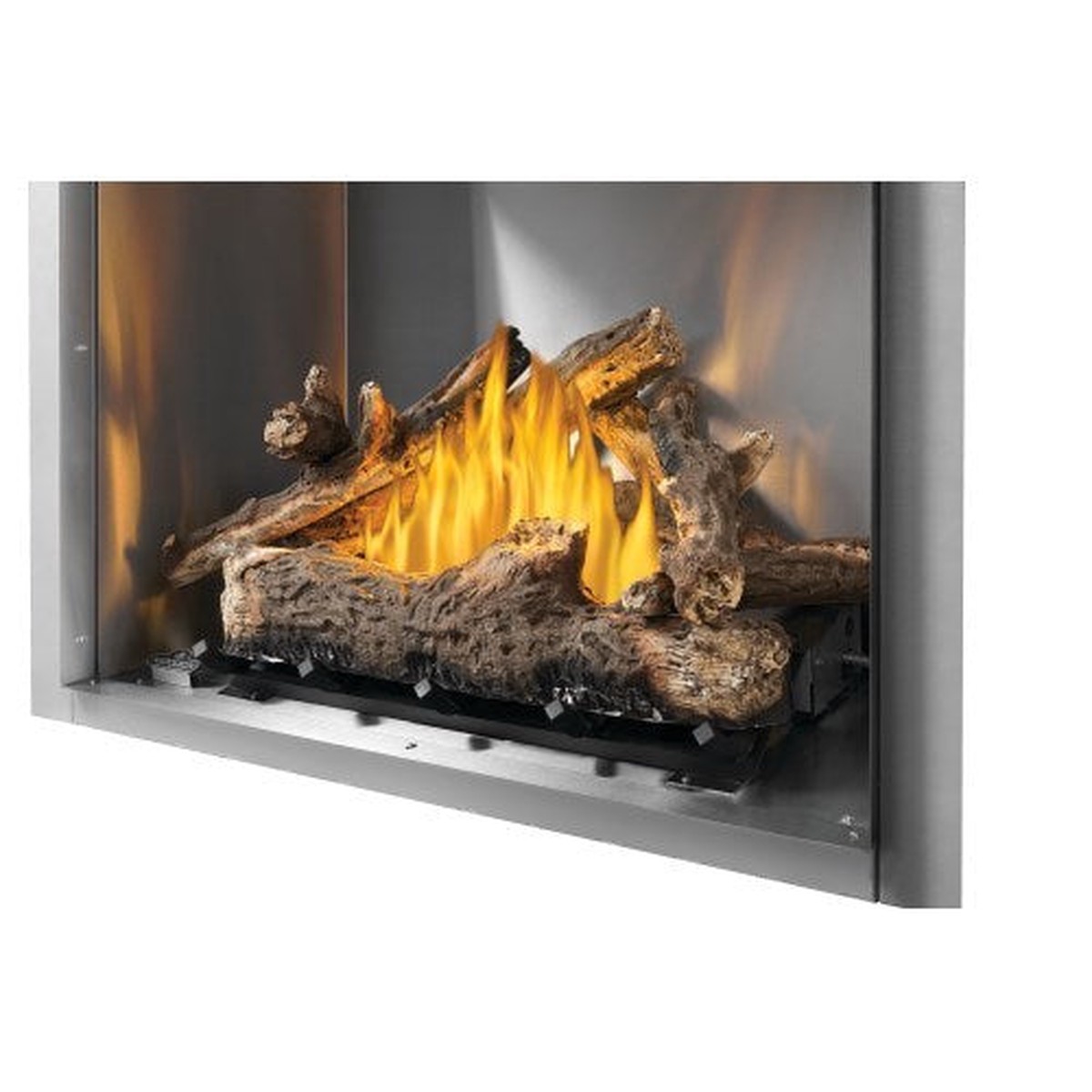 Napoleon Oak Log Kit, Charcoal for Riverside 36 Outdoor Gas Fireplace (New RSS Model Only) | OLKRS36