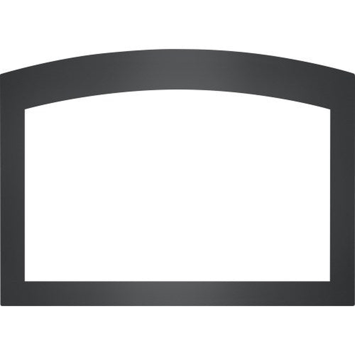 Napoleon Small Arched 4-Sided Faceplate, Charcoal, for Oakville X4 | SACH4F3B4