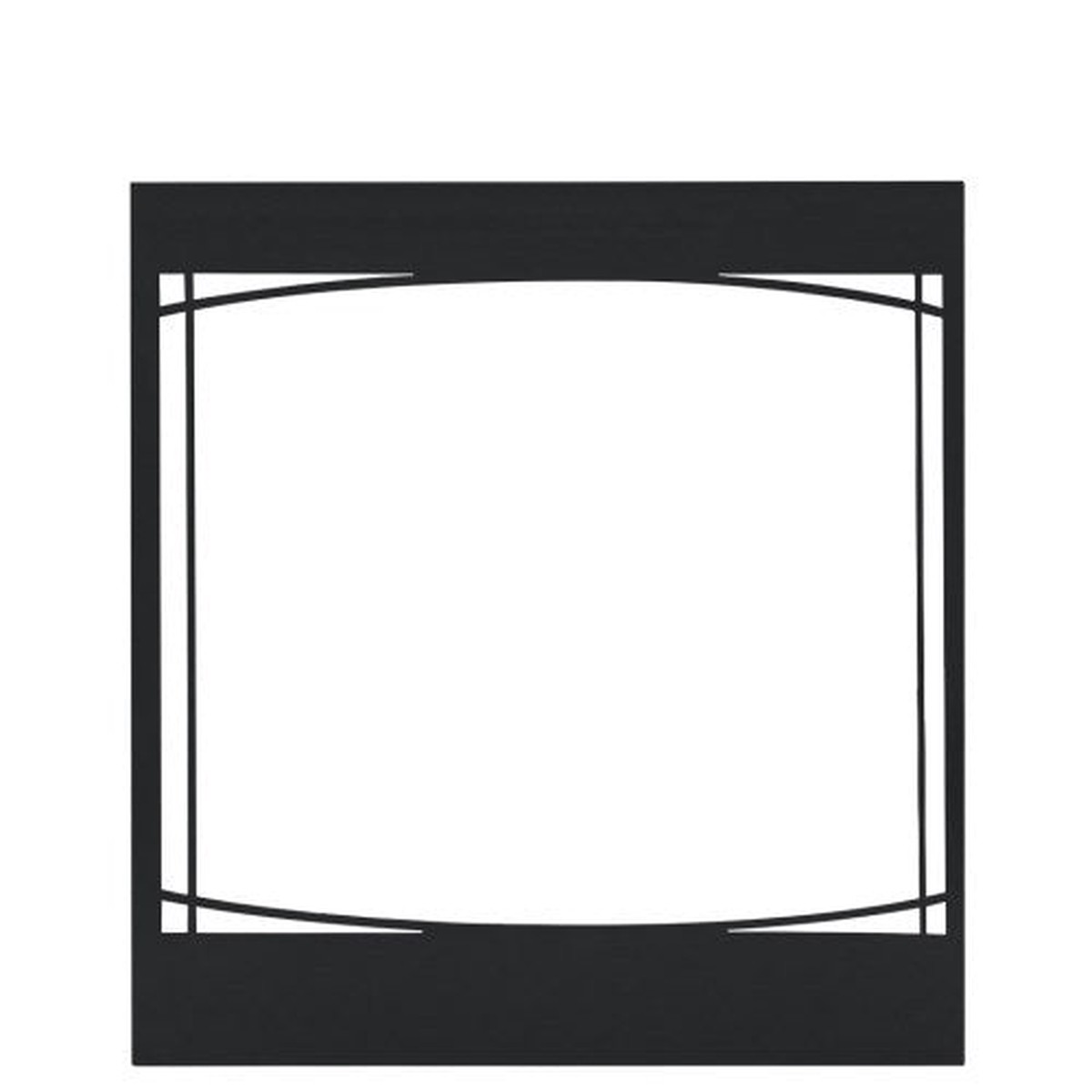 Napoleon Zen Decorative Front, Black | Z30F