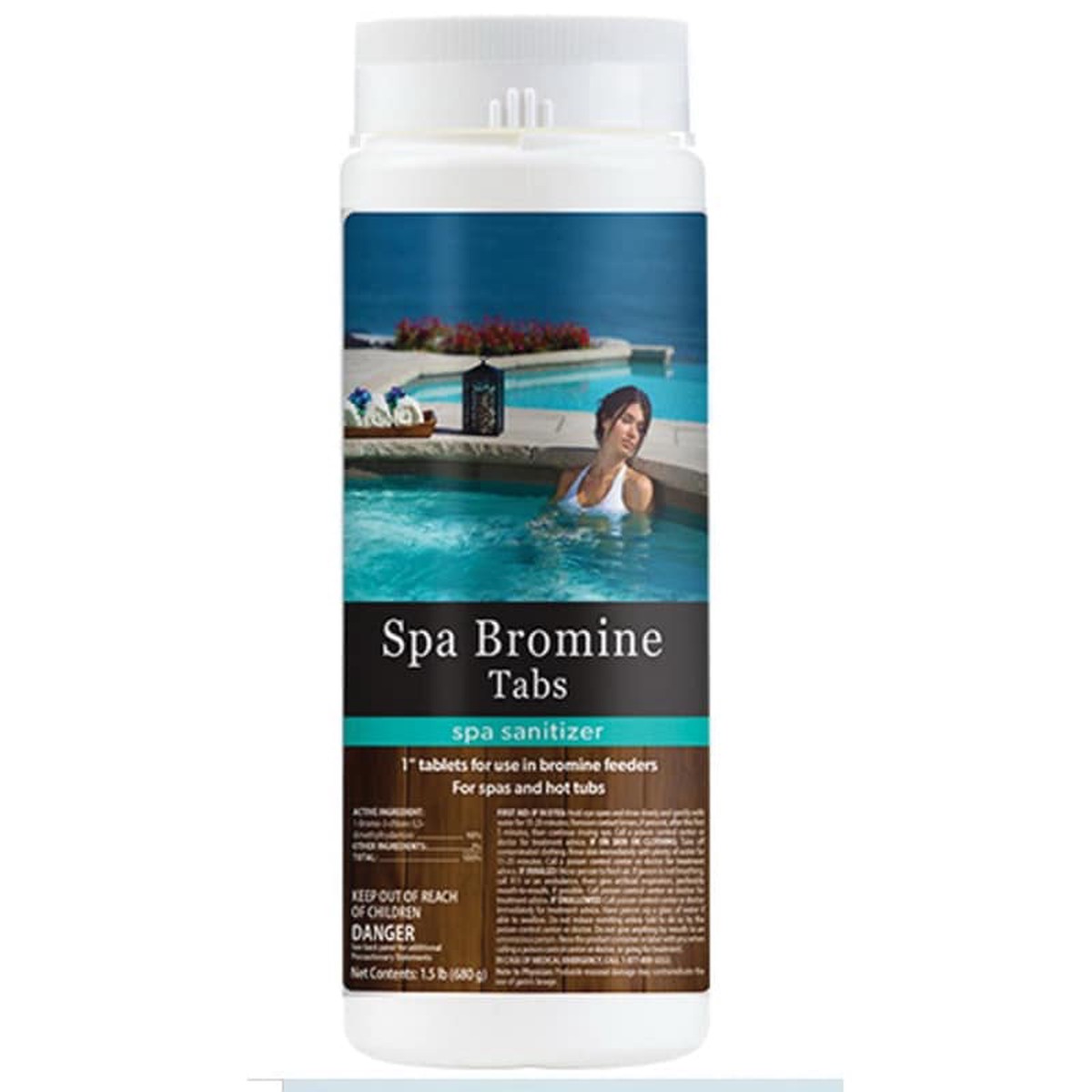 Natural Chemistry Spa Bromine Tabs, 1.5 lb, 12-Pack | 14229NCM