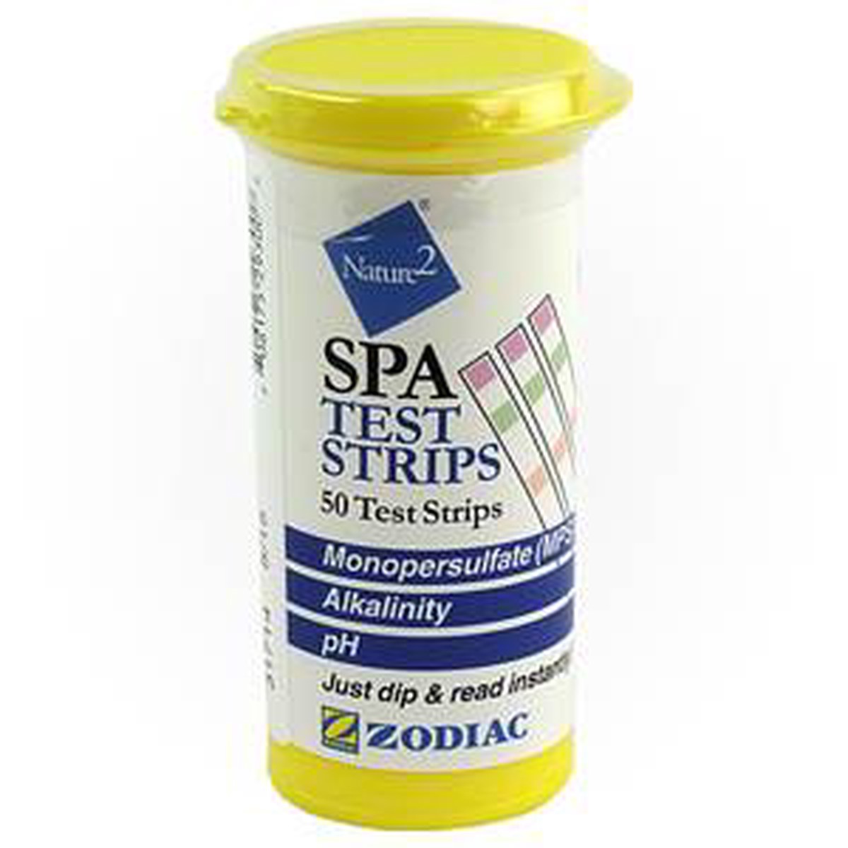Nature2 Spa Test Strips, 50-Count, MPS/Alkalinity/pH | W29300