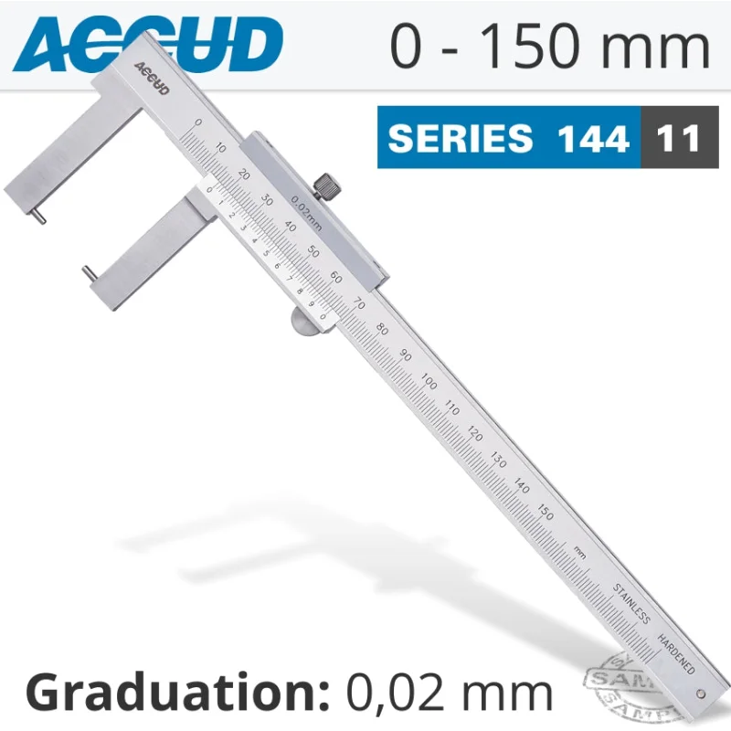 OUTSIDE POINT VERNIER CALIPER 0-150MM/0-6′