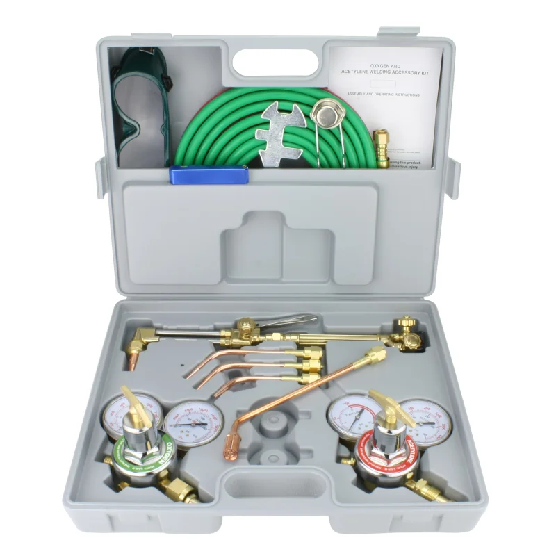 Oxygen and Acetylene Gas Cutting, Welding and Heating Set – Medium Duty Torch – Plastic Box – Model: Wyvern V