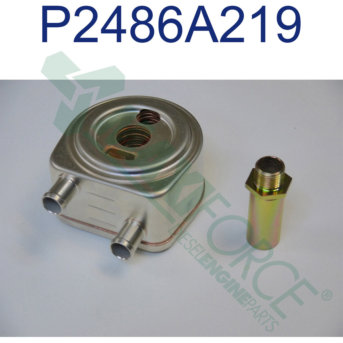 Maxiforce Cooler, Oil, Donut Type, 10 Plate, 4236>1004 for Perkins 2486A219