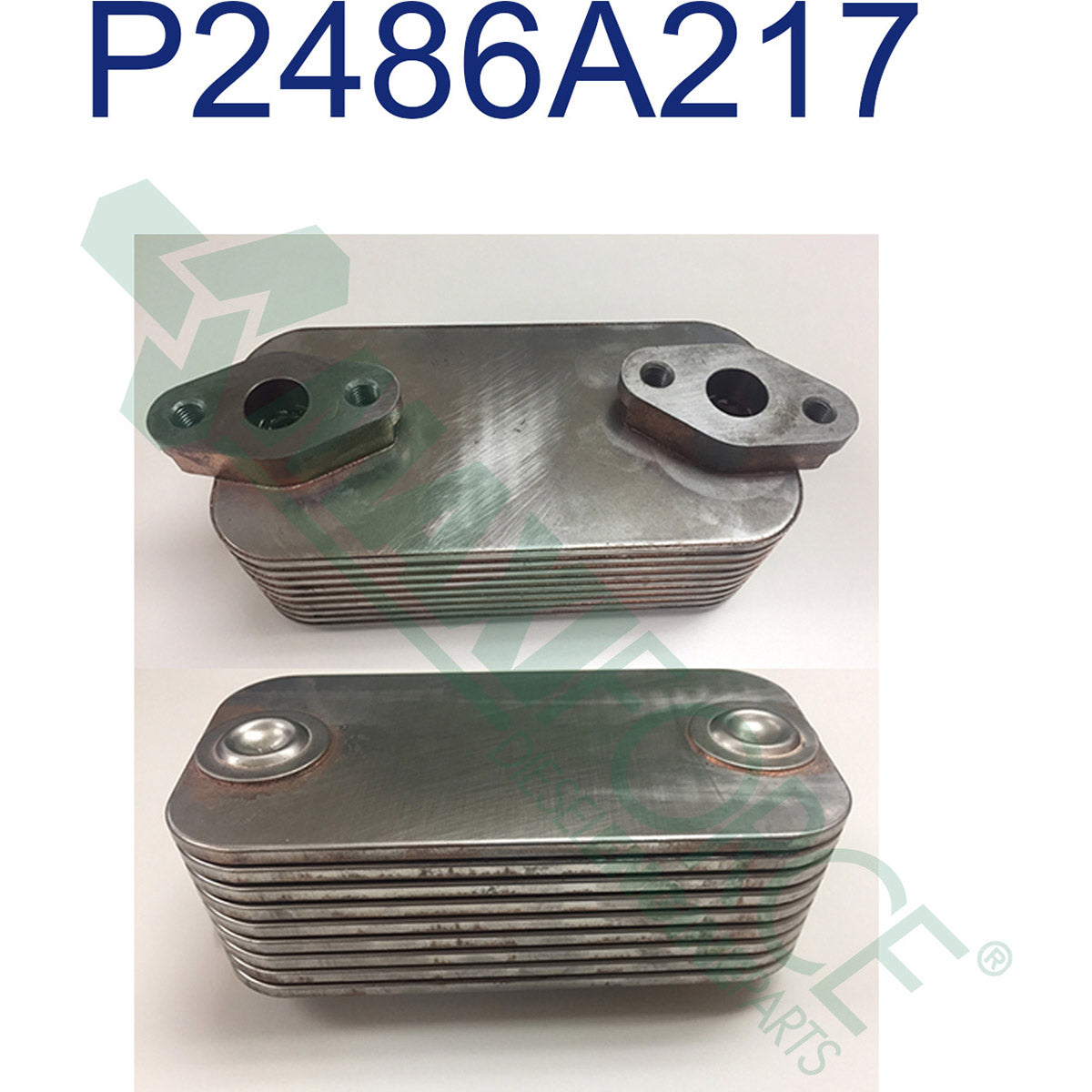 Maxiforce Cooler, Oil, Brick Type, 9 Plate 1104 for Perkins 2486A217