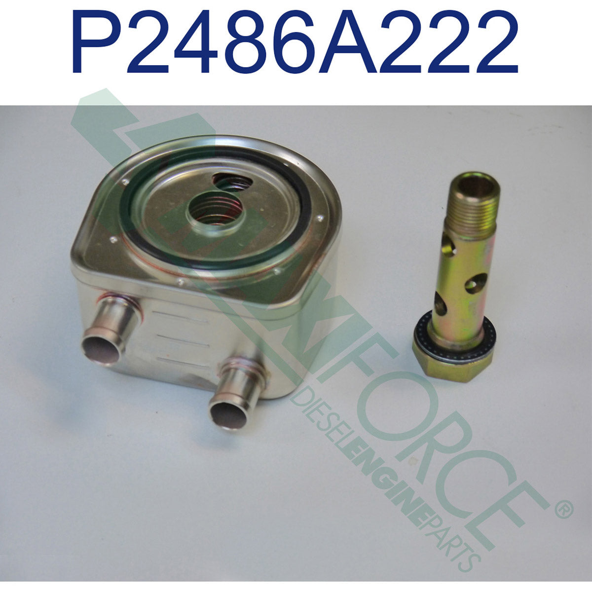 Maxiforce Cooler, Oil, Donut Type, 10 Plate, 1004 for Perkins 2486A222
