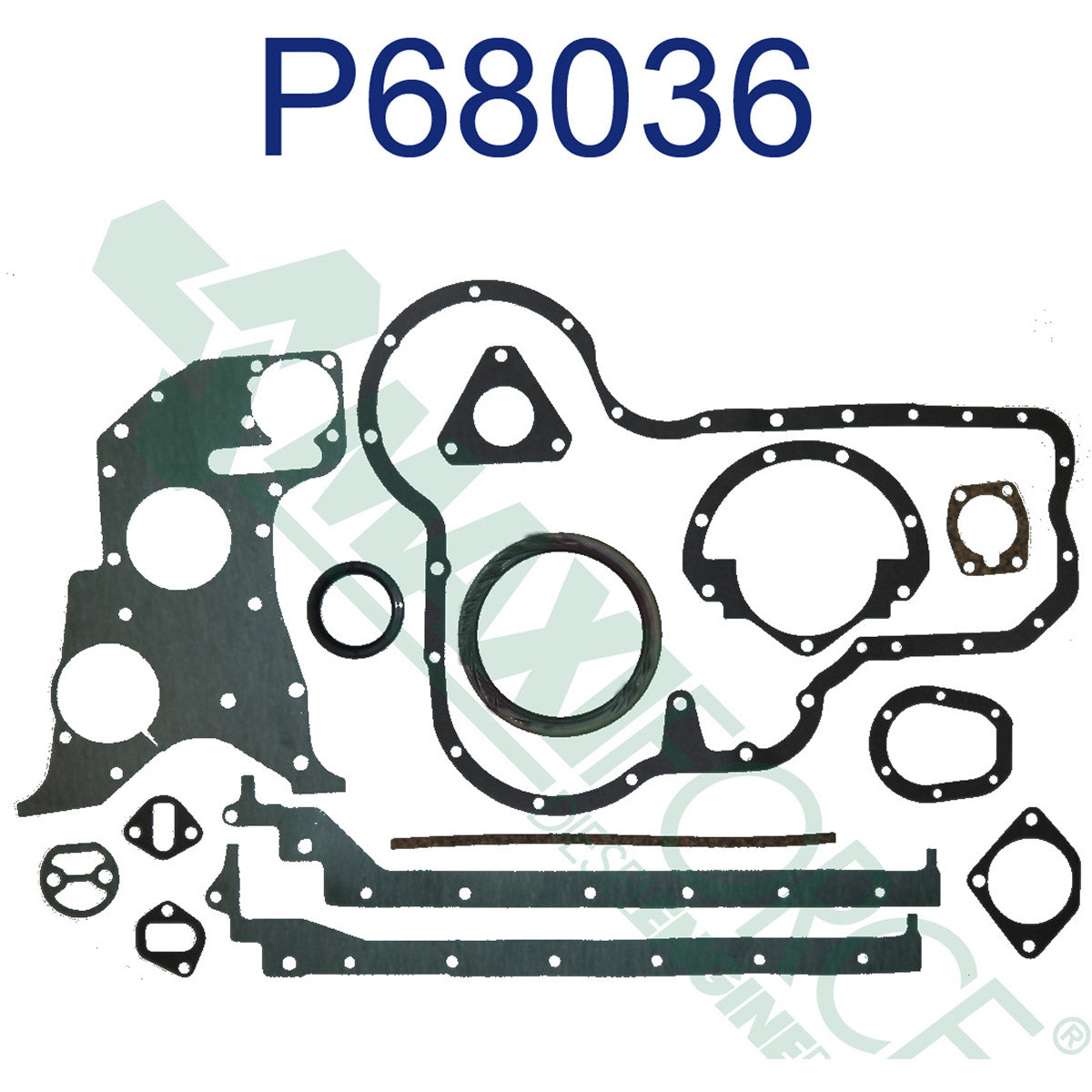 Maxiforce Gasket, Bottom Set D4.203 for Perkins 68036