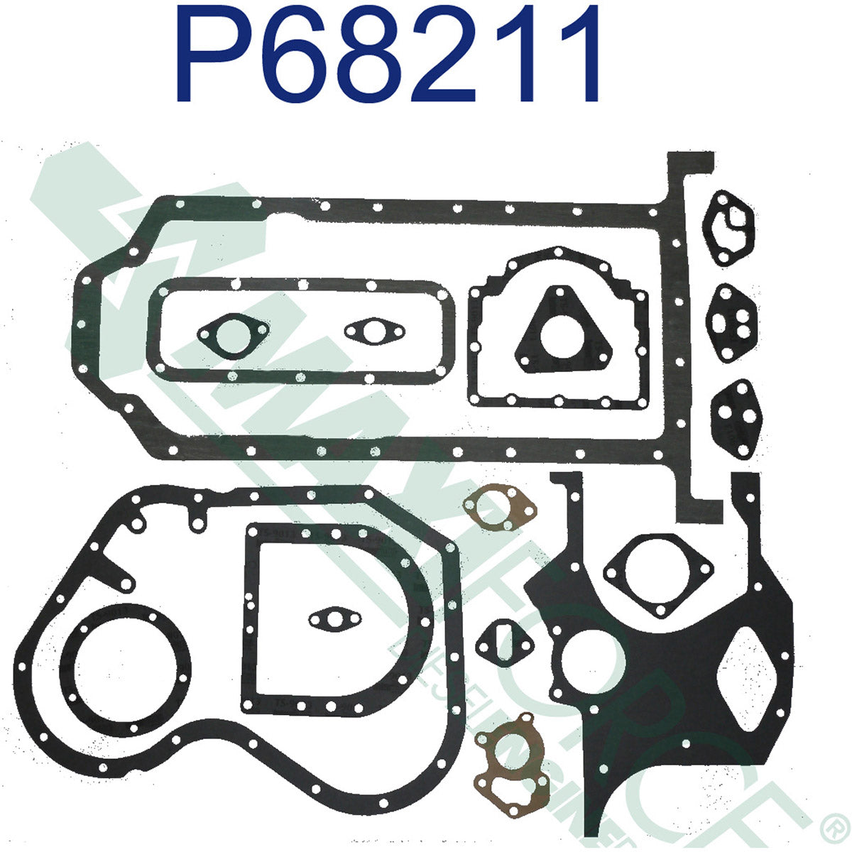Maxiforce Gasket, Bottom Set 4.318 for Perkins 68211
