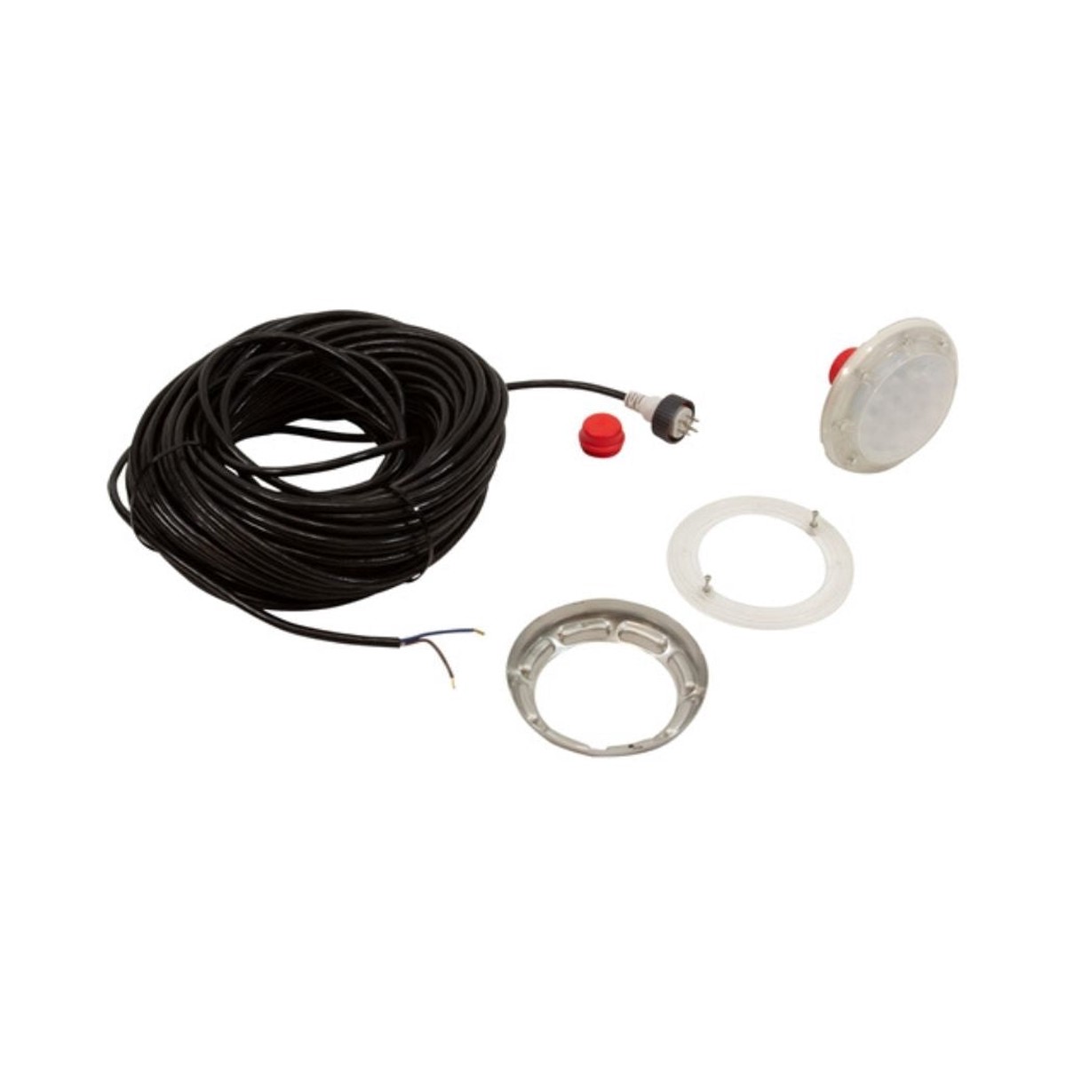 PAL Lighting EvenGlow Cool White Nicheless Pool Light, 6-1/3", 150' Cable | 64-EGNCW-150