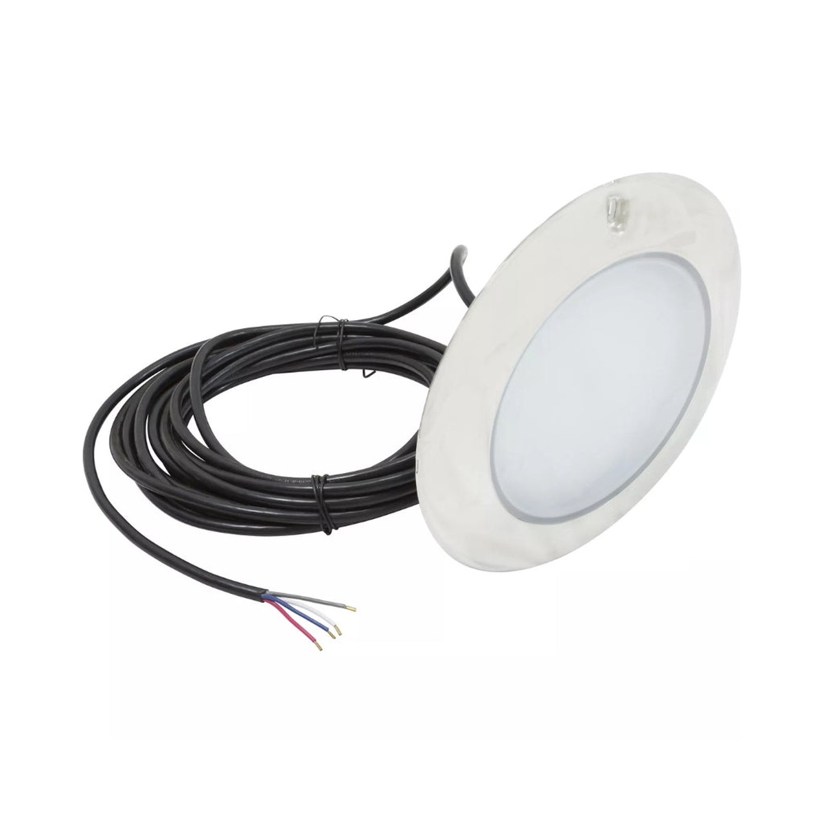 PAL Lighting EvenGlow Large Niche Light, RGB, 12V DC, 30' Cord, Stainless Steel Escutcheon | 64-EGL-30