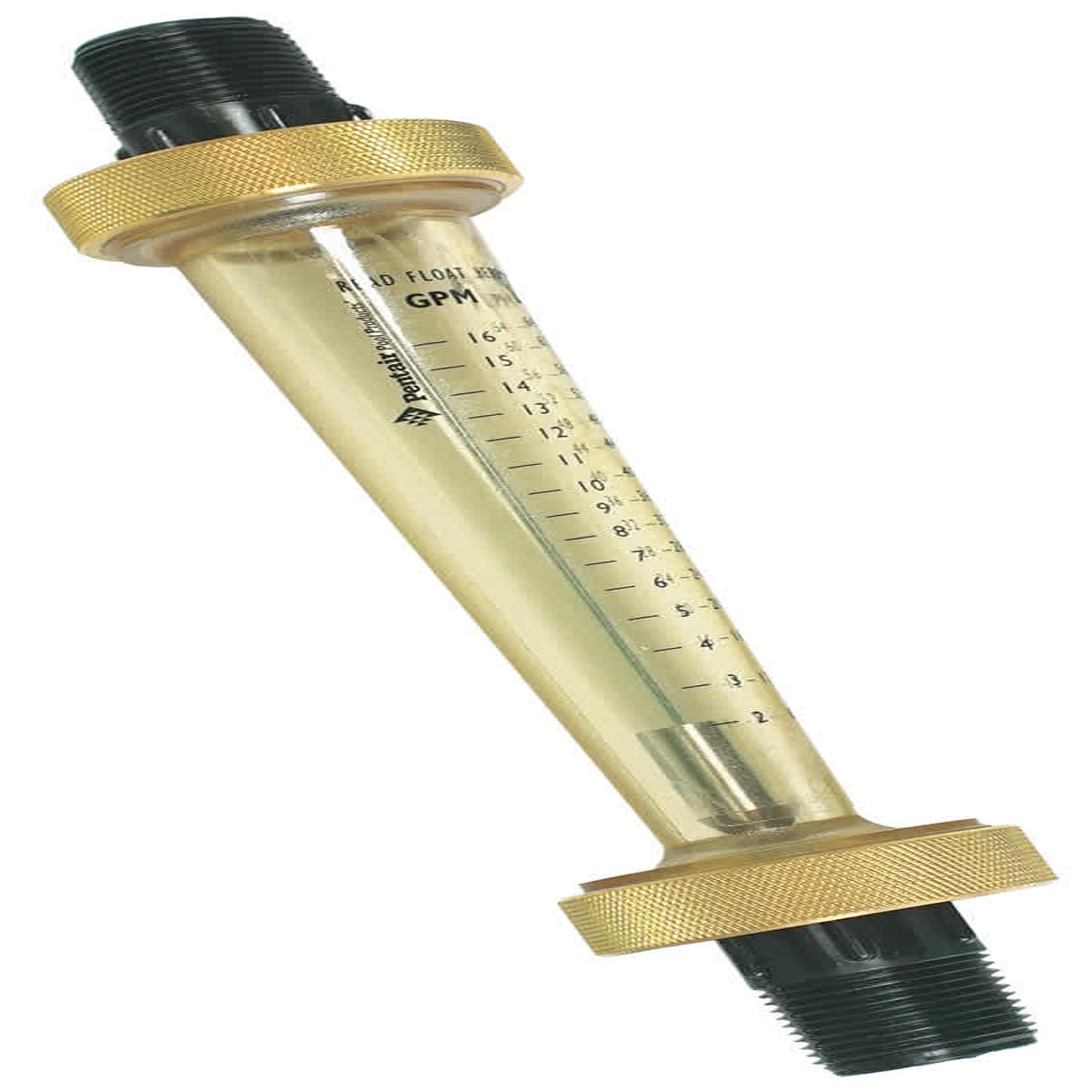 Pentair Flowmeter, 2-16 GPM, Nylon Threaded End | LDF359N