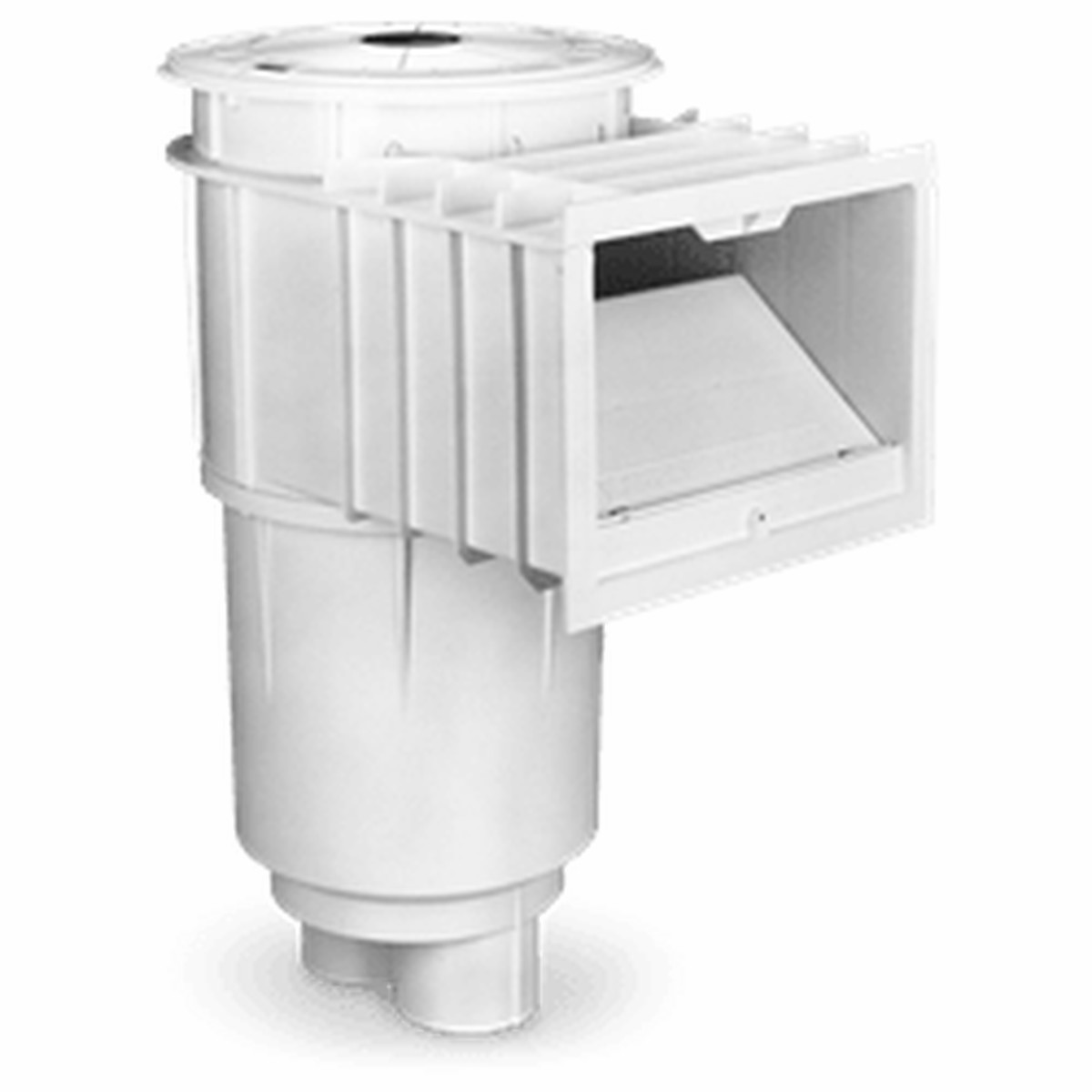 Pentair U-3 Pool Skimmer Assembly, White Lid, 2" NPT | 08650-1403