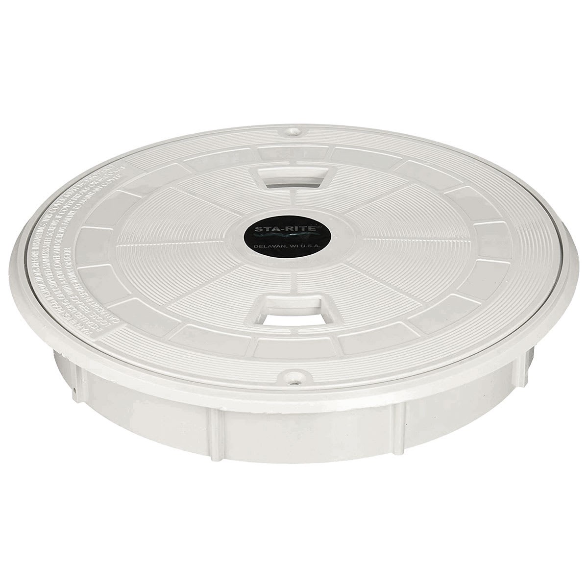 Pentair U-3 Skimmer Lid and Collar Set, White | 08650-0169