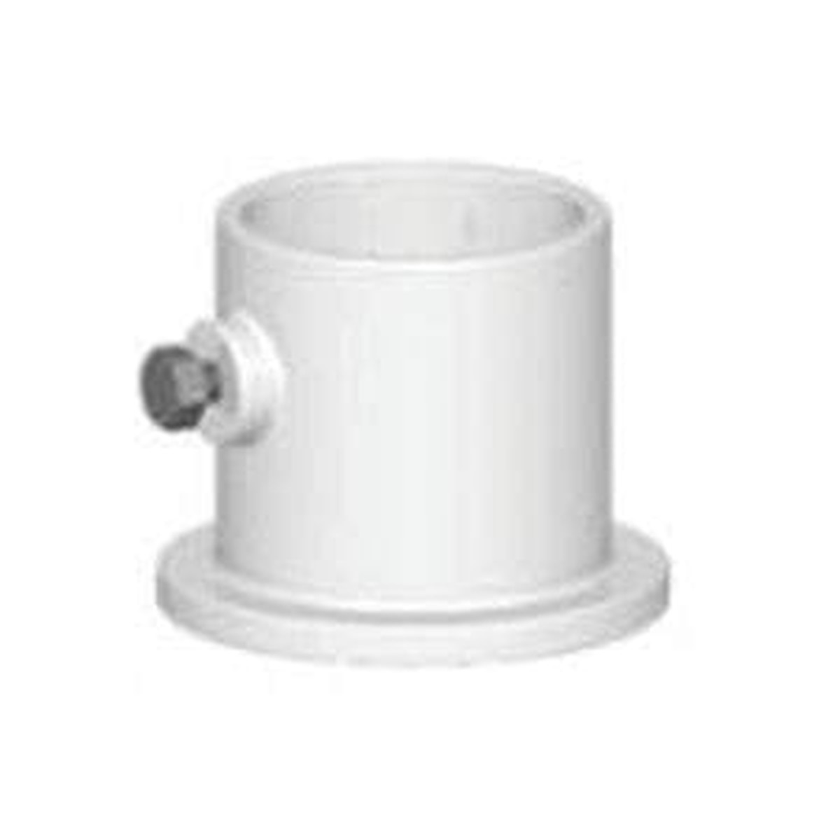 Perma-Cast Ladder Deck Flange, 3", for 1.90" Tube, White Aluminum | PF-2119-L
