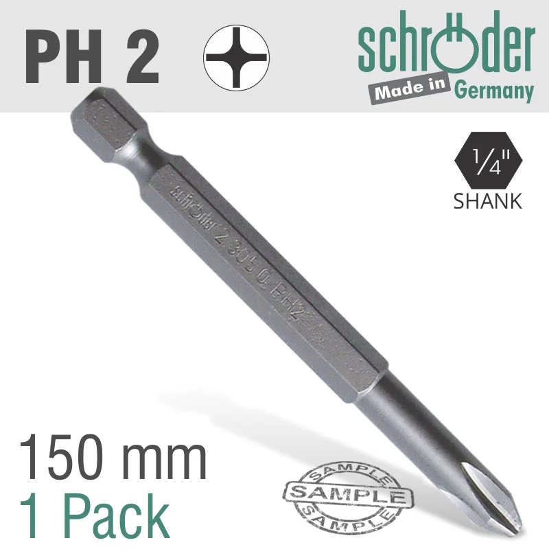 PHIL.NO.2 PWR.BIT 150MM 1 PACK