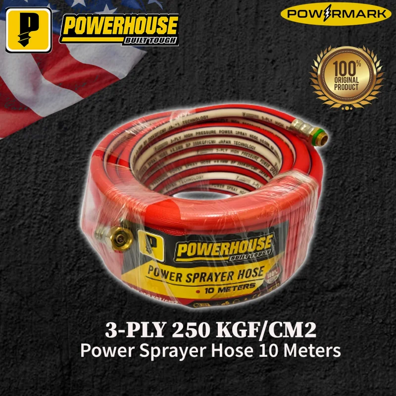 POWERHOUSE 3-PLY 250 KGF/CM2 Power Sprayer Hose 10 Meters