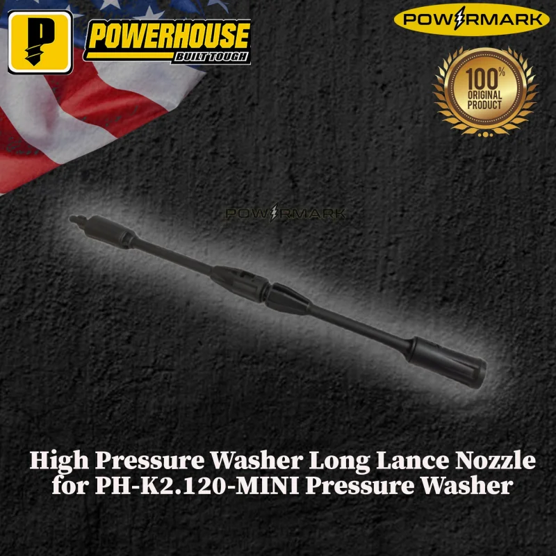 POWERHOUSEHigh Pressure Washer Long Lance Nozzle for PH-K2.120-MINI Pressure Washer