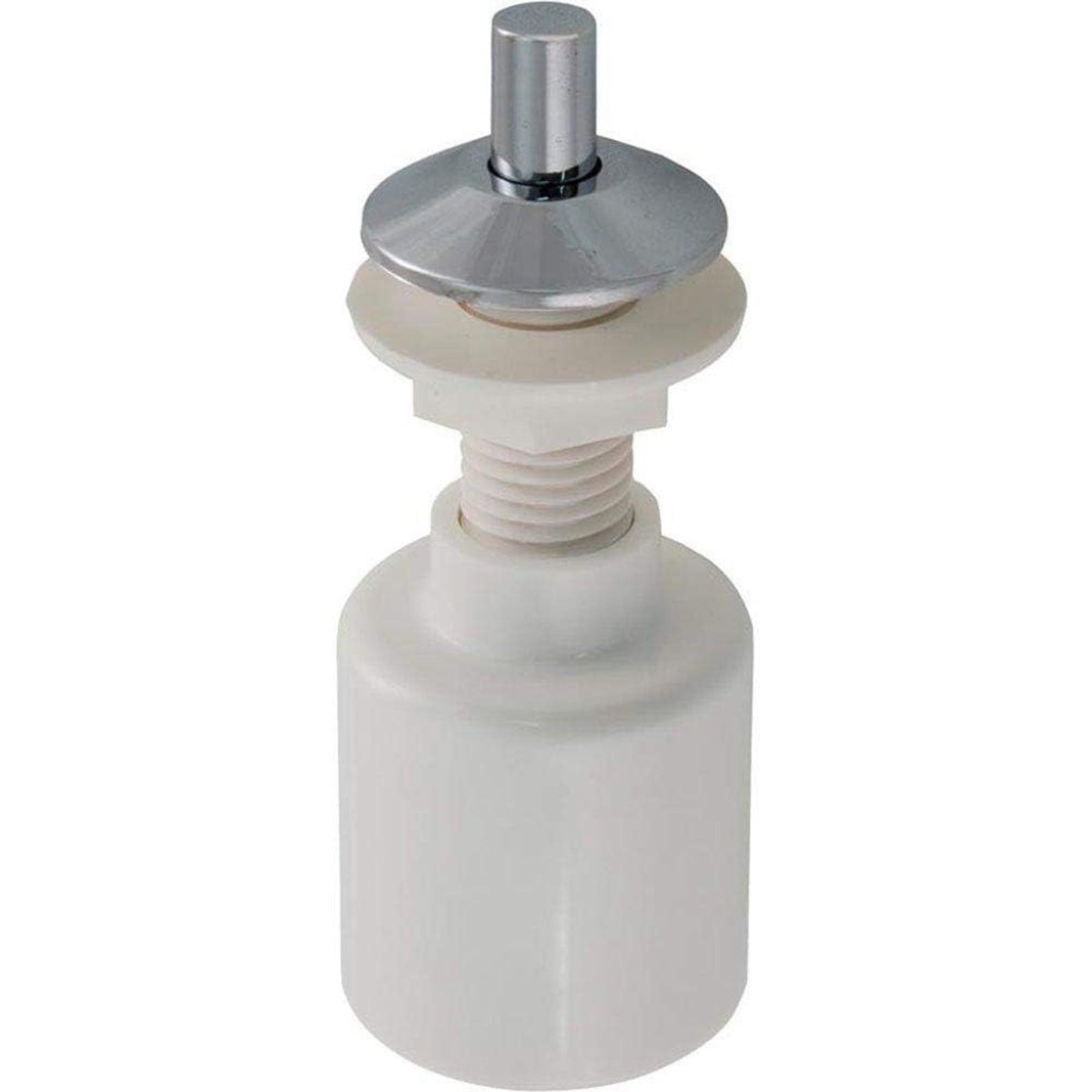 PresAir Air Button, Short, Chrome | B513CS
