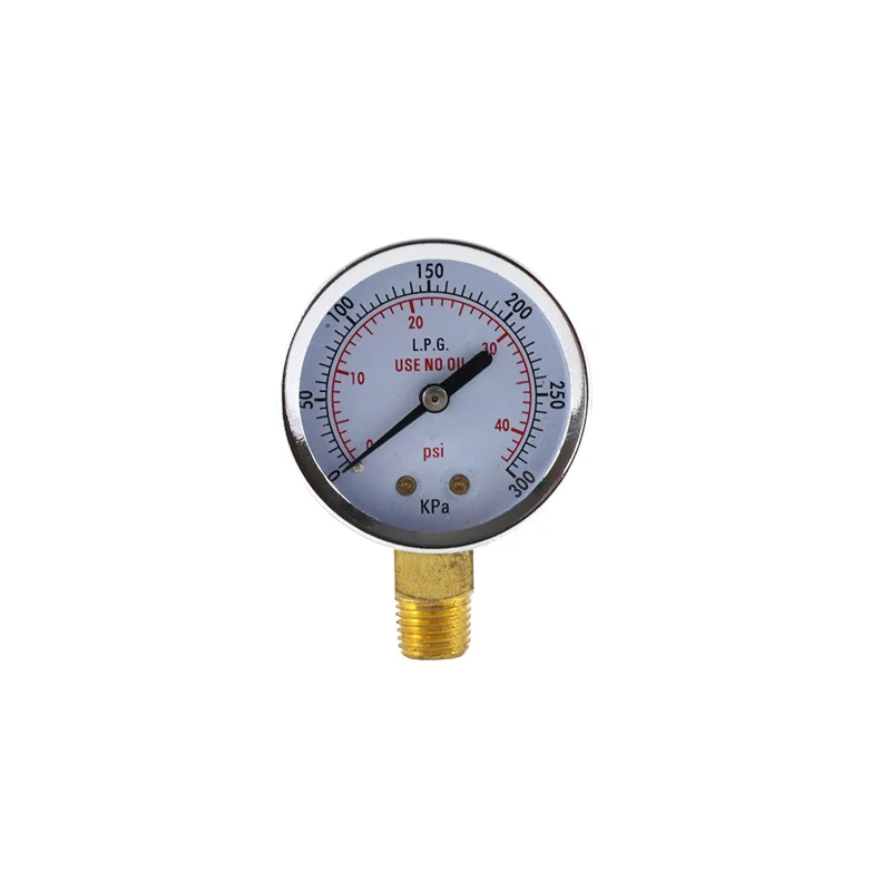 Pressure Gauge for Propane Regulator – 1/4″ Connector