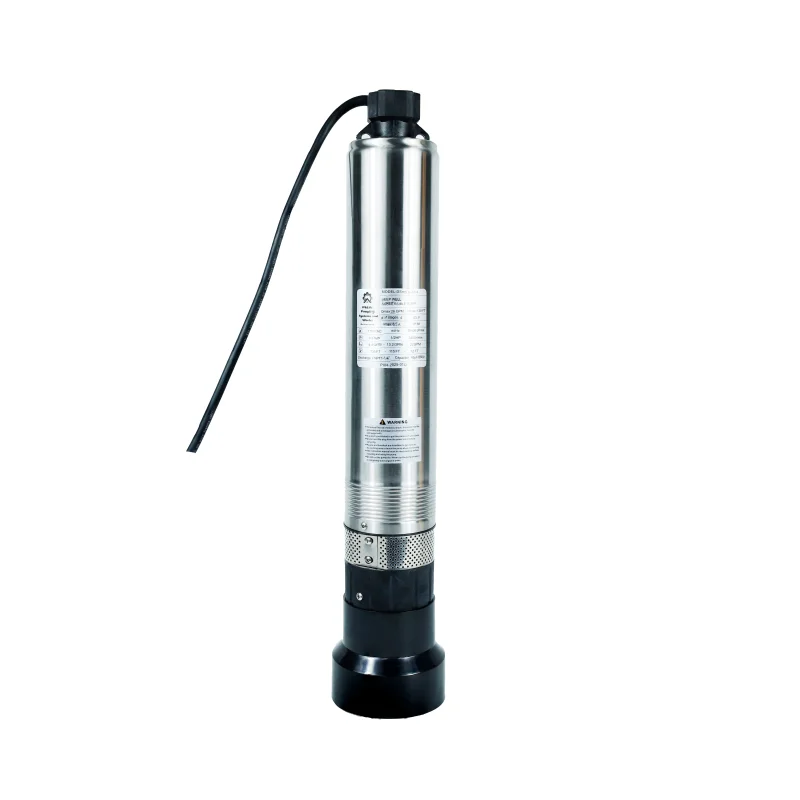PS&W 4″ Septic Pump Submersible Effluent/Cistern Bottom Suction with 66FT Cable,1/2HP,115V/60HZ,26GPM,138FT Head,Stainless Steel