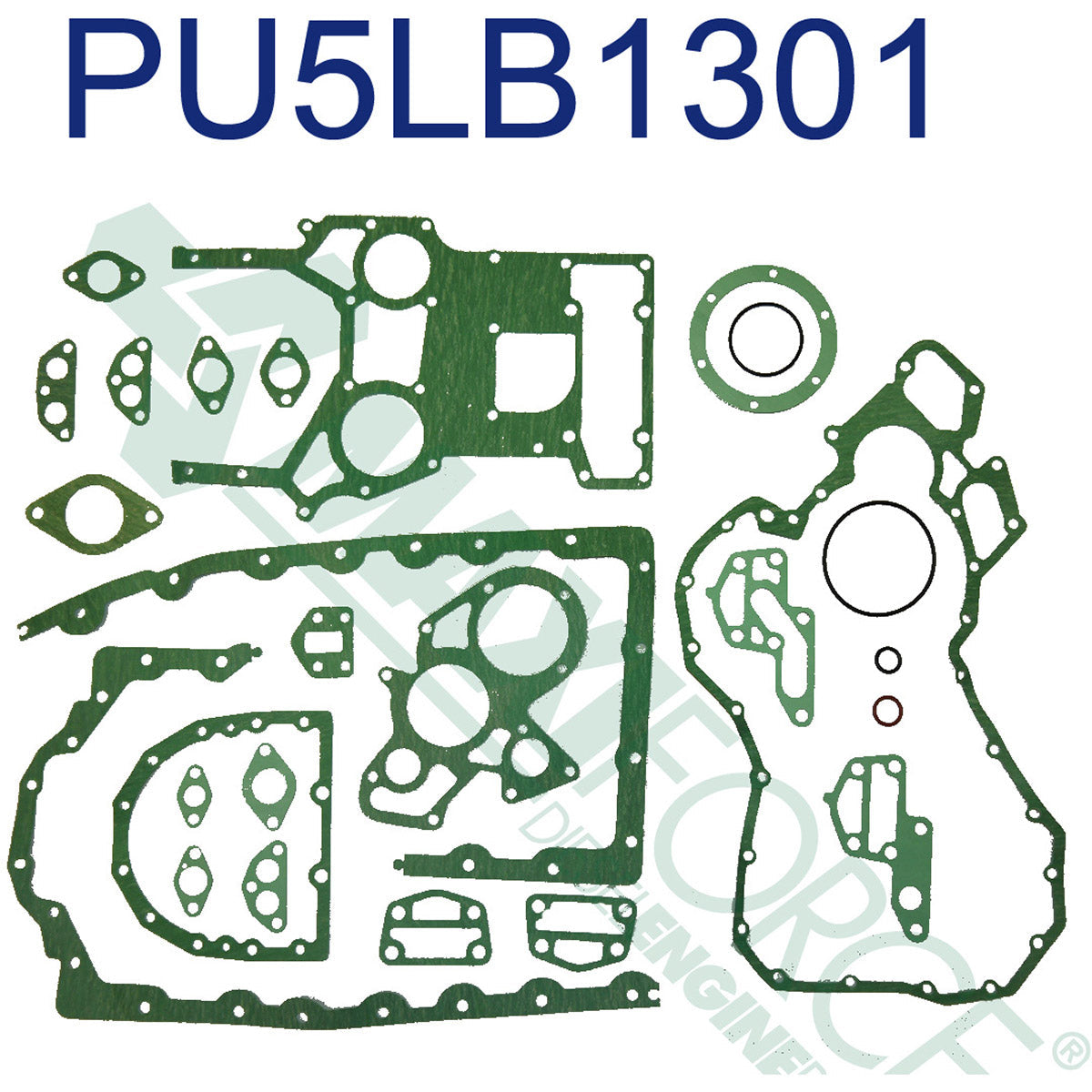 Maxiforce Gasket, Bottom Set, 1006.60 for Perkins U5LB1301