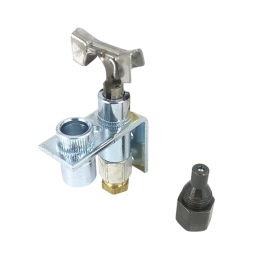 Resideo Q327A1626 Standing Pilot Burner For NG Dual Wing Tip Batwing Bracket B