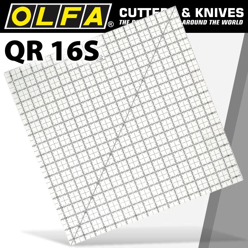 QUILT RULER 16′ X 16′ SQUARE WITH GRID