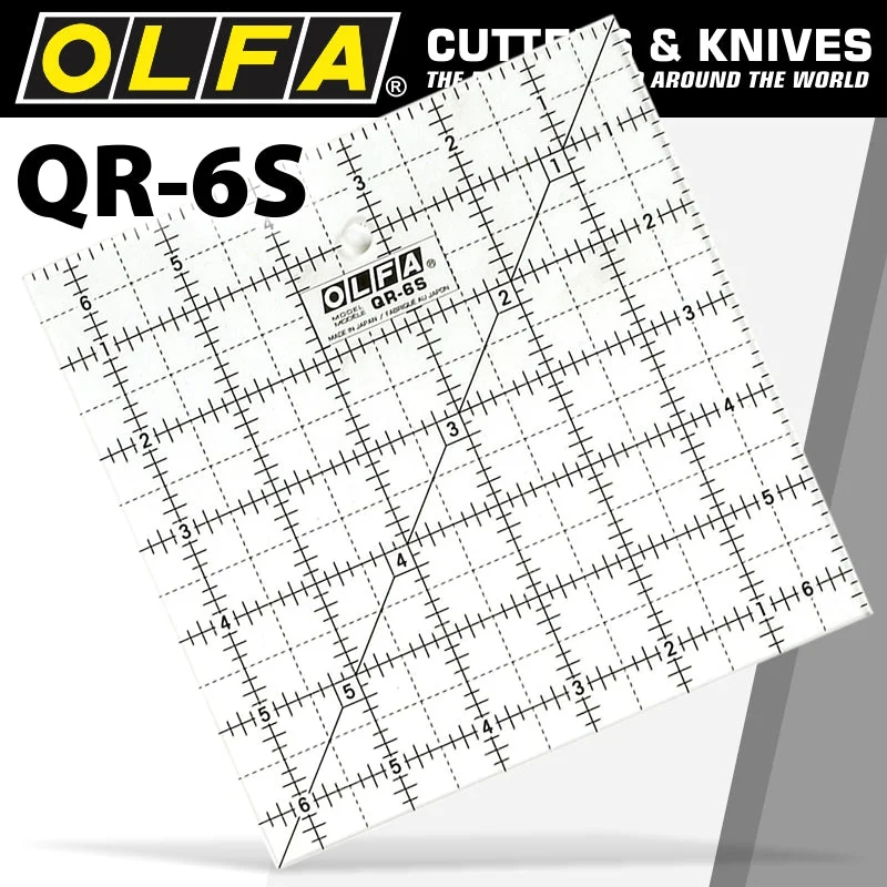 QUILT RULER 6′ X 6′ SQUARE WITH GRID