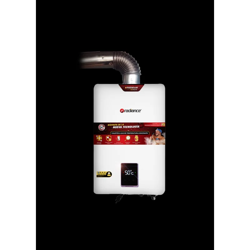 RADIANCE PREMIUM 14E 28LTS TFTANKLESS GAS WATER HEATER, FORCED-DRAFT, DIGITAL CONTROL
