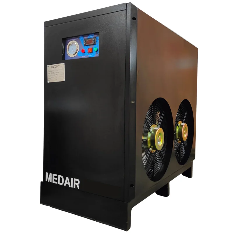 Refrigerated Air Dryer For BZ-30A Screw Compressor Max Air Flow 130CFM Including Pre and After Filtration
