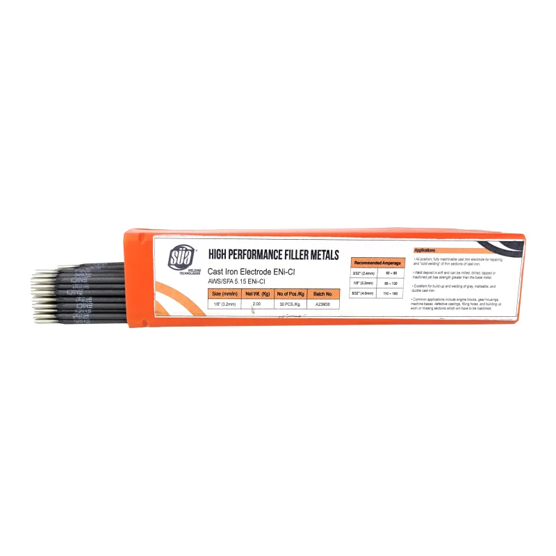 SA – ENiCl – 99% Nickel/Cast Iron Welding Electrode