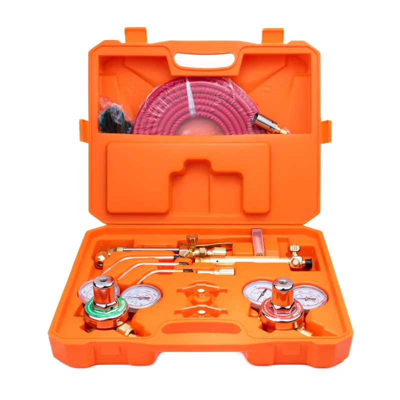 SA Oxygen and Acetylene Gas Cutting, Welding and Heating Set – Heavy-Duty Torch – Plastic Box – Model: Wyvern H