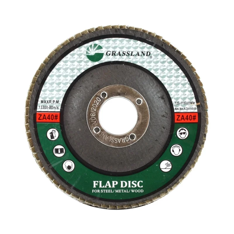 Sanding Disc, Zirconium Flap Disc, Grinding Wheel 4-1/2″ x 7/8″ 40 Grit – T29