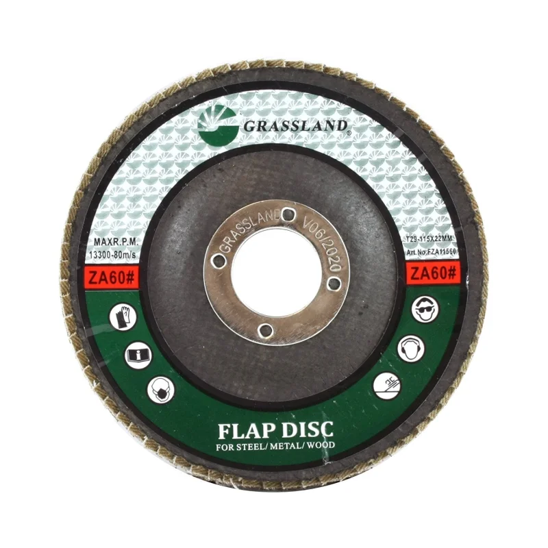Sanding Disc, Zirconium Flap Disc, Grinding Wheel 4-1/2″ x 7/8″ 60 Grit – T29