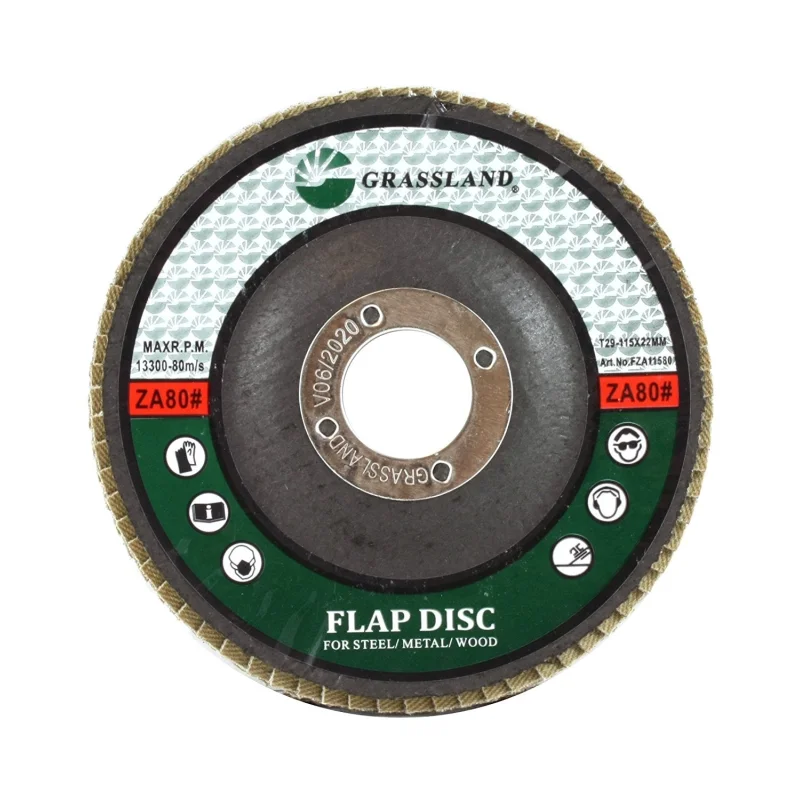 Sanding Disc, Zirconium Flap Disc, Grinding Wheel 4-1/2″ x 7/8″ 80 Grit – T29
