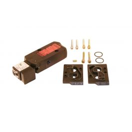 ASCO SC8551A1MS 1/4" Solenoid Operated Valve Pad Mount/DIN Connector Manual Operate