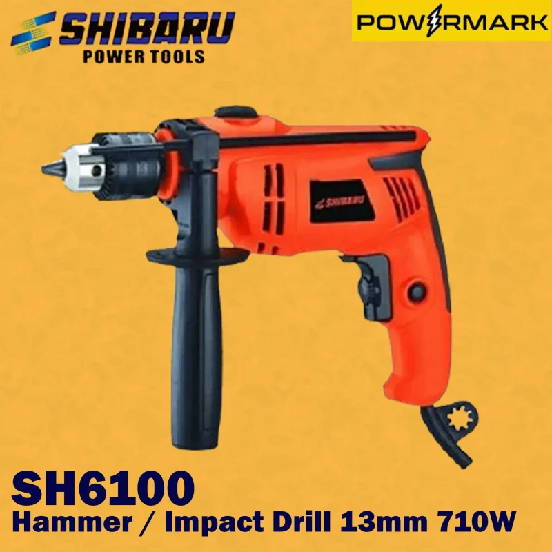 SHIBARU SH6100 Hammer / Impact Drill 13mm 710W