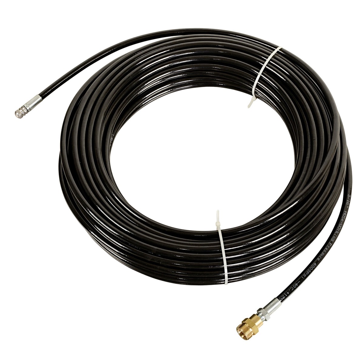 Shop Tuff Heavy-Duty Clog Buster Drain Cleaner, 100 Ft Sewer Jet Hose, 4800 PSI