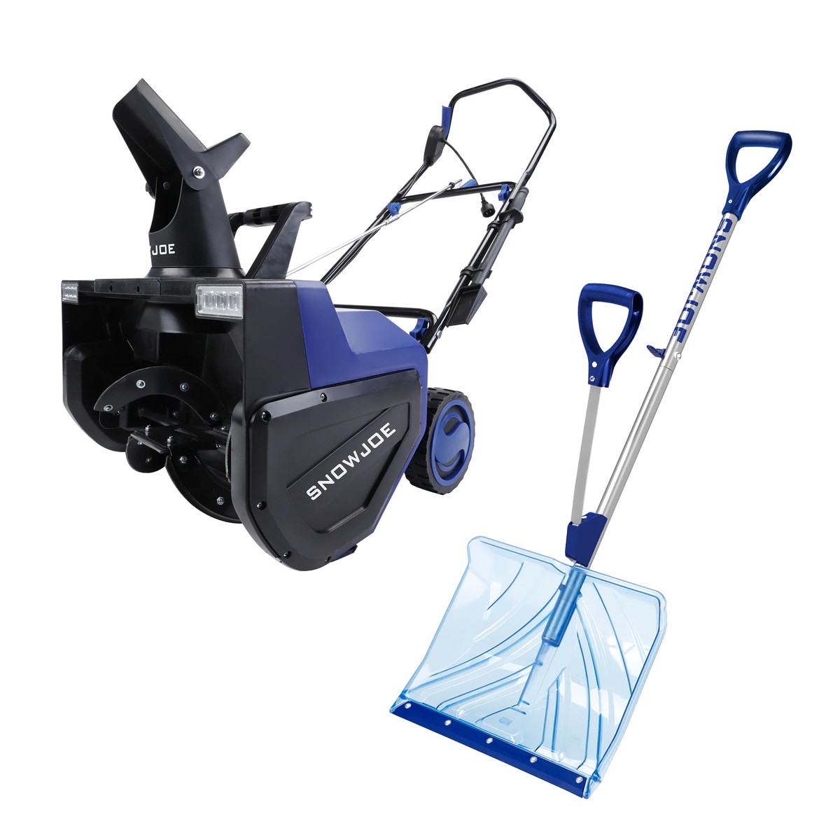 Snow Joe 15A Electric Snow Blower & Shovelution Snow Shovel with 18-Inch Blade