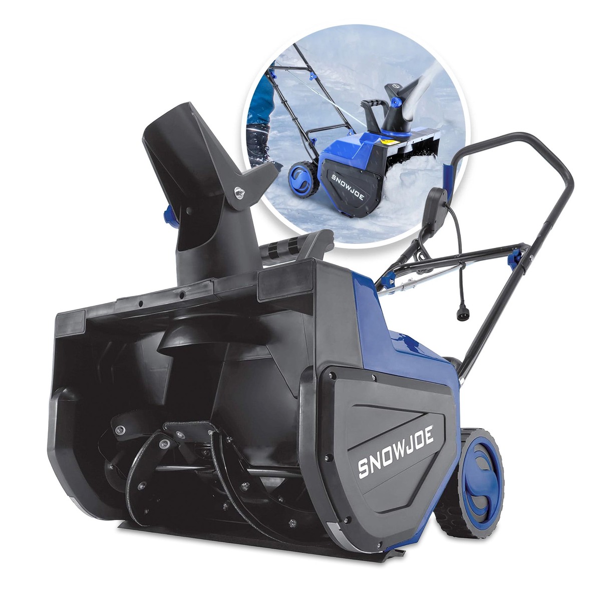 Snow Joe Electric Snow Blower, 22-Inch 14.5-Amp Single Stage, LED Light, SJ626E