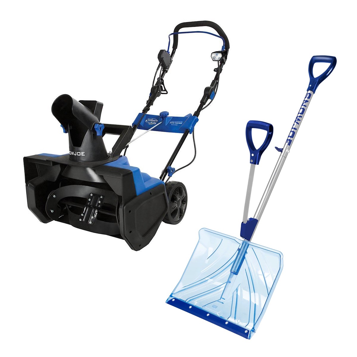 Snow Joe Ultra 15 Amp Electric Snow Thrower & Shovelution 18 Snow Shovel Combo