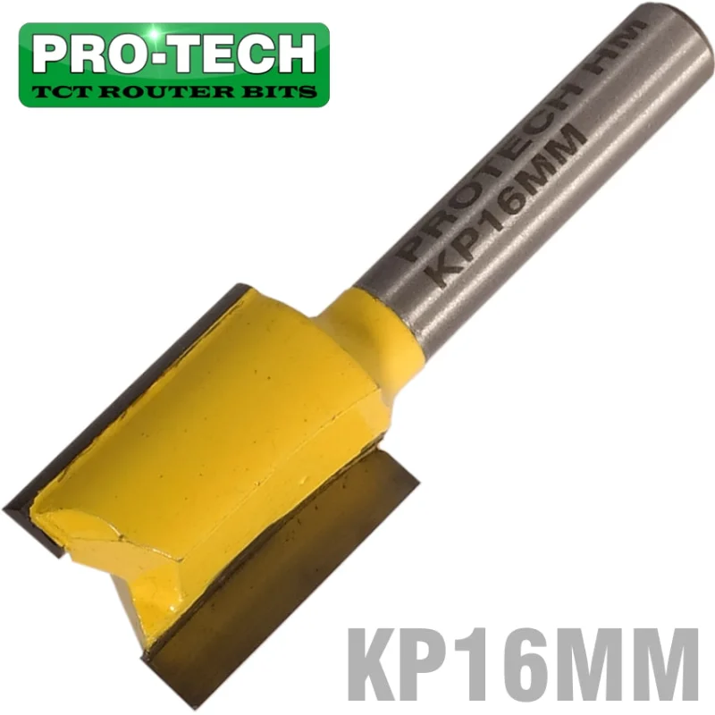 STRAIGHT BIT 16MM X 20MM CUT 2 FLUTE METRIC 1/4′ SHANK
