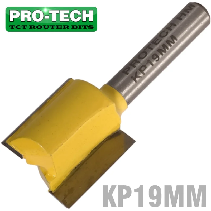 STRAIGHT BIT 19MM X 20MM CUT 2 FLUTE METRIC 1/4′ SHANK